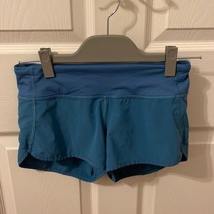 Womens Luluelmon Speed-Up Shorts